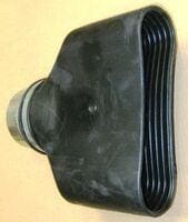 86900371 -6" Oval Heavy Barrel Nozzle for Dual Tip Exhaust
